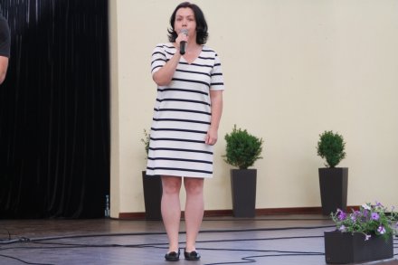 Powitanie gości przez Dyrektora Wiślańskiego Centrum Kultury